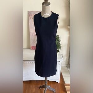 Theory Navy Blue Sleeveless Dress